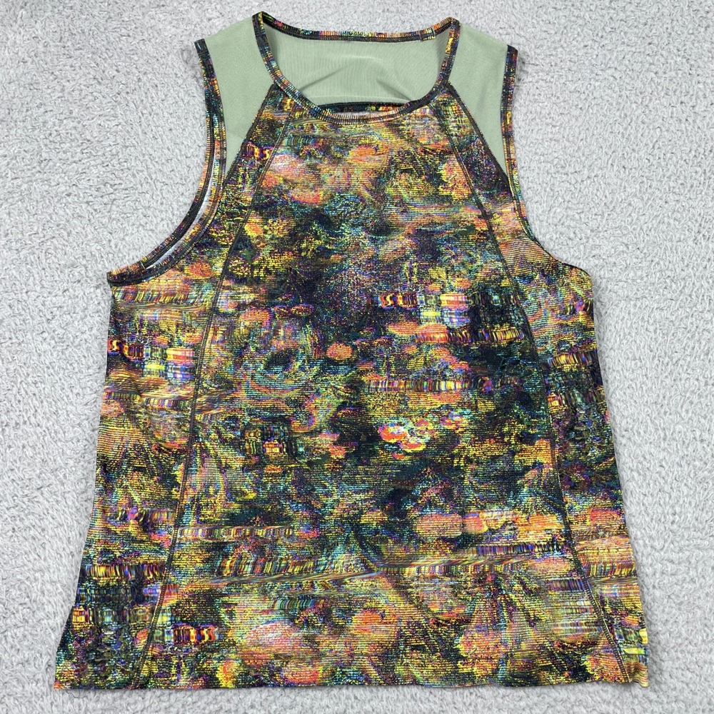 Lululemon Sculpt Tank Top Women 6 Glitch Tapestry Starlight Special Edition